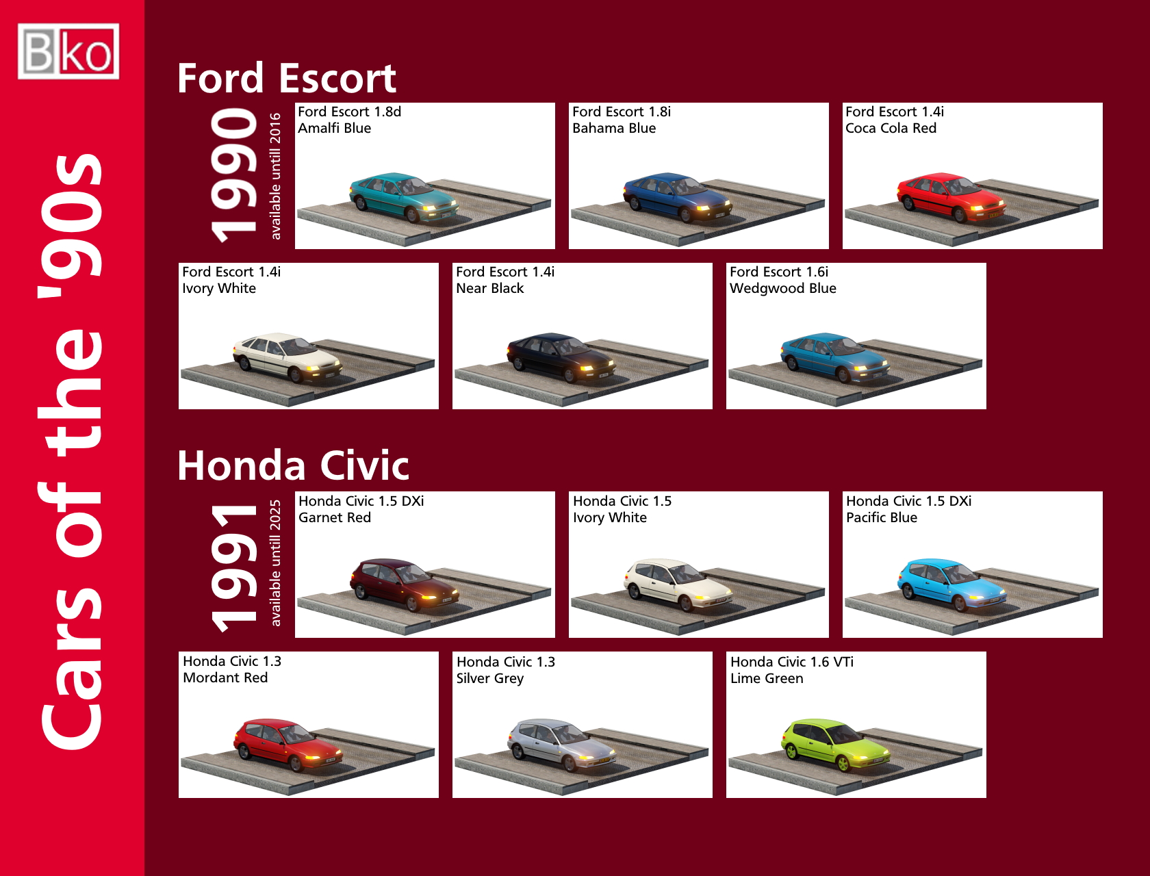 Cars of the 90's