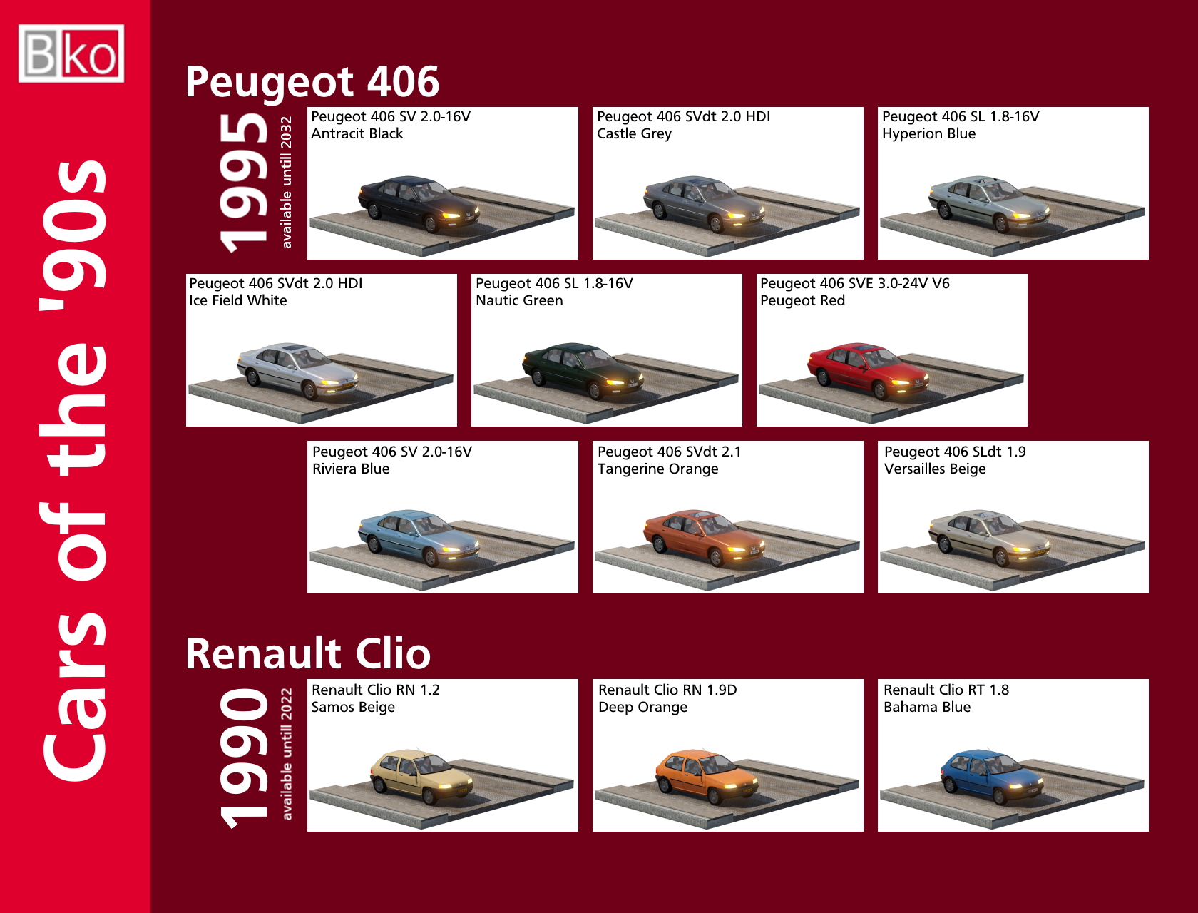 Cars of the 90's