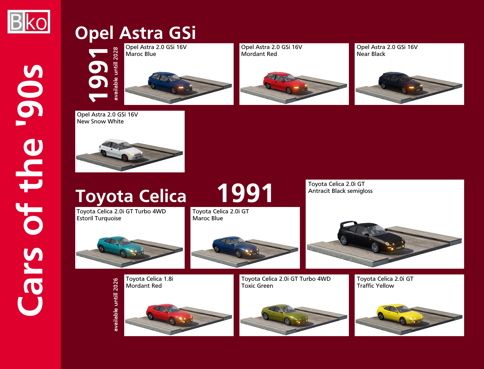 Cars of the 90's