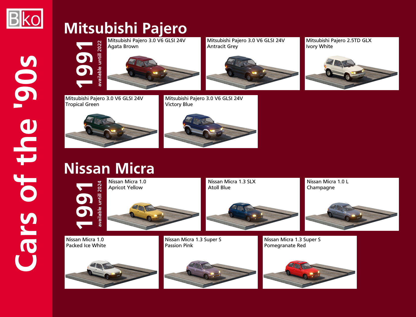 Cars of the 90's