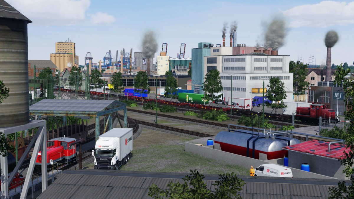 Betriebswerk der Hafenbahn