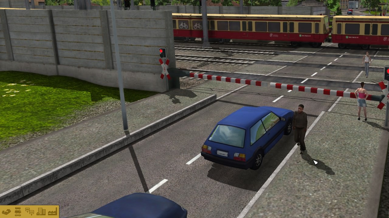 Straße zu nah am Bahnhof!