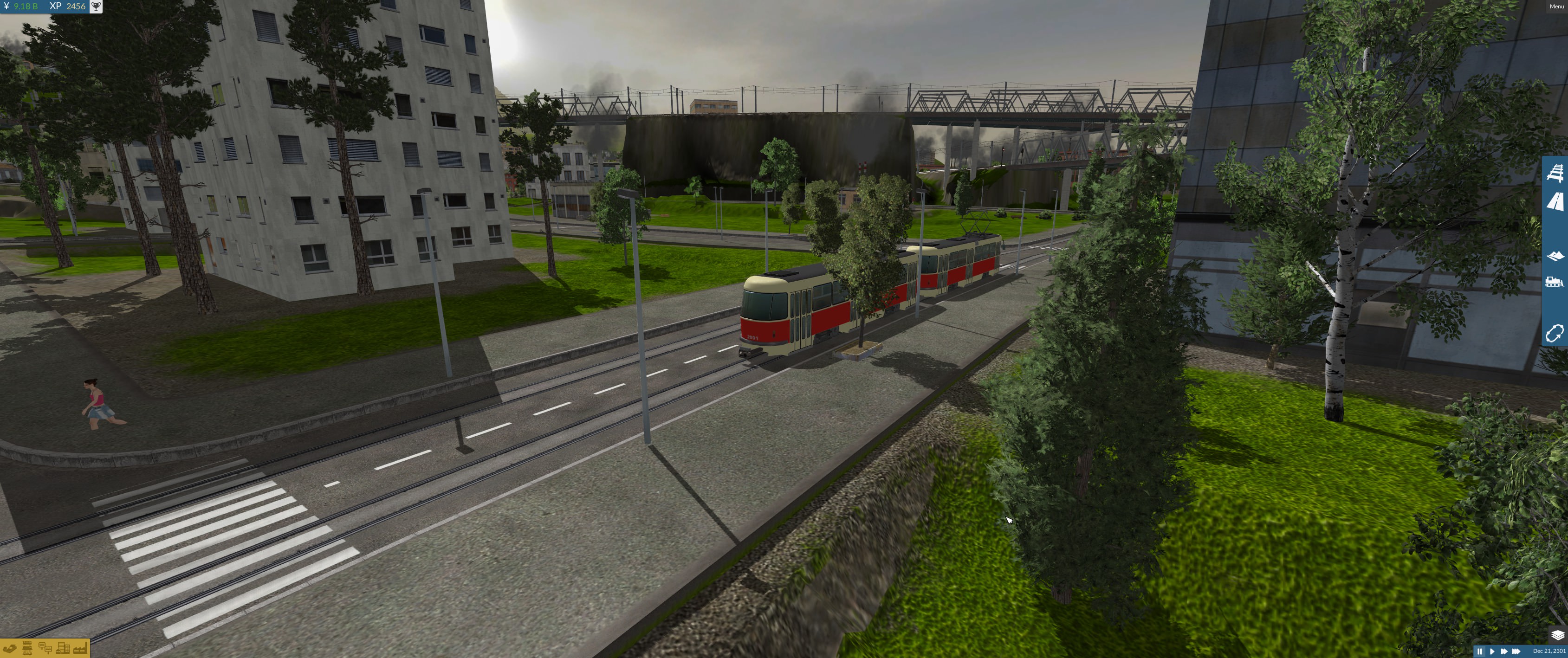 Trams in Megacity 1