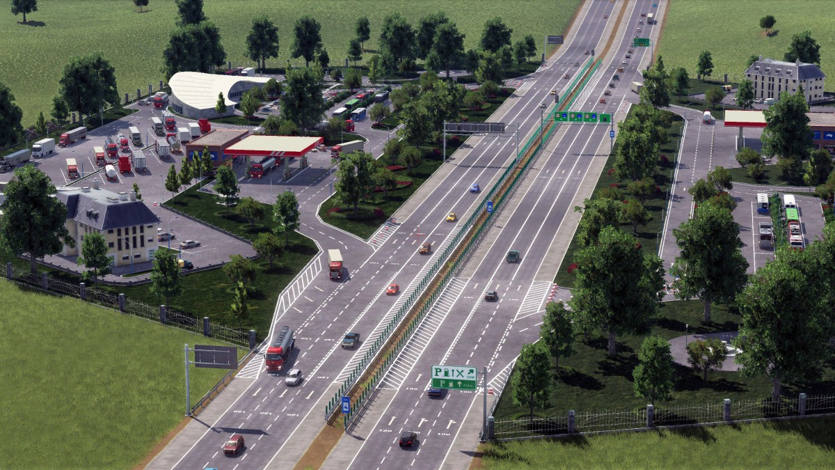 The new expressway service area starts operation~
