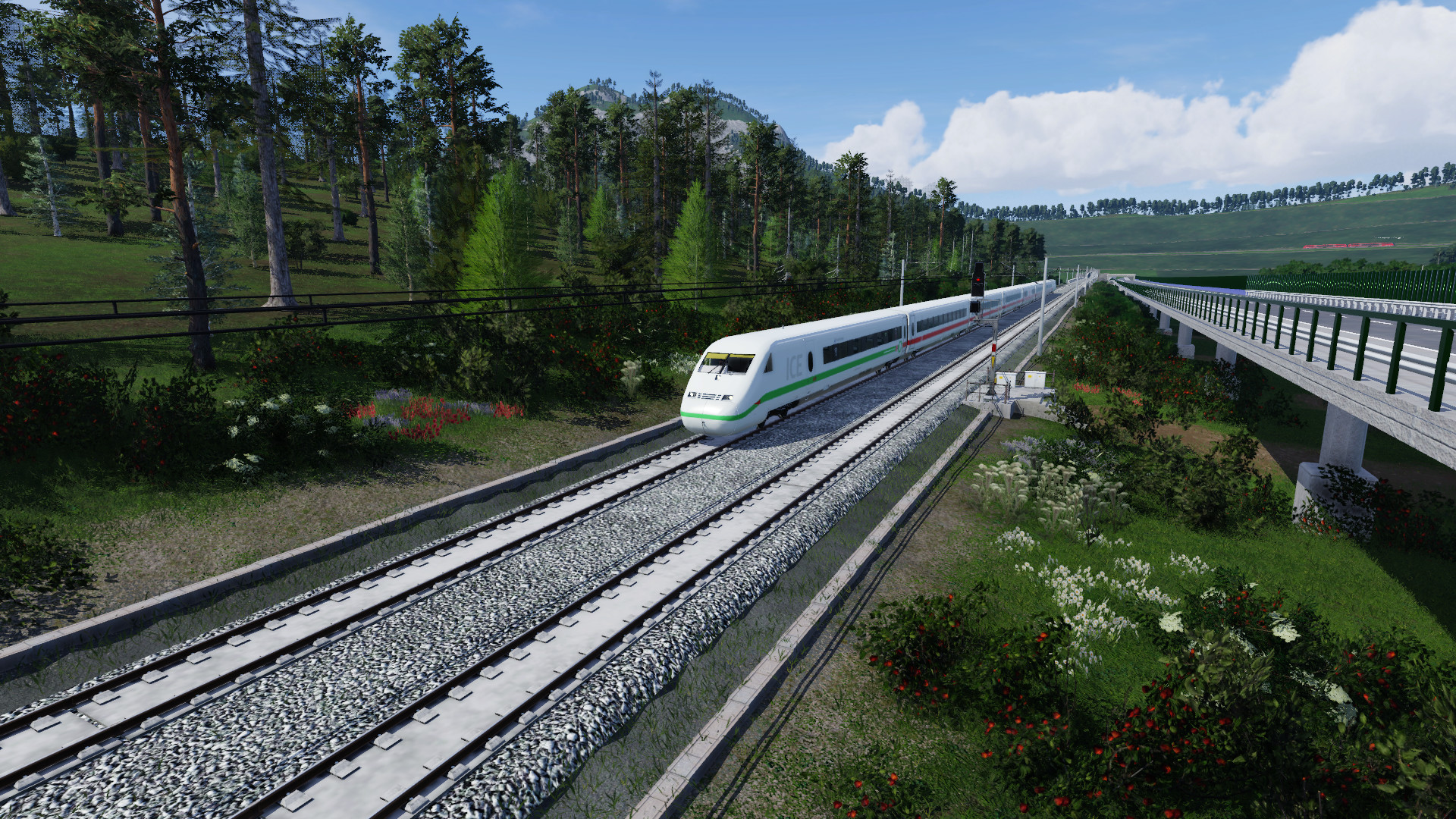 ICE2 auf der Schnellfahrstrecke