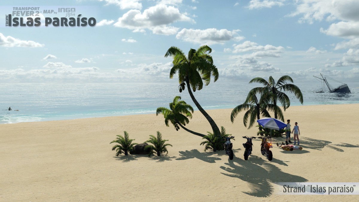 Strand auf "Islas paraíso"
