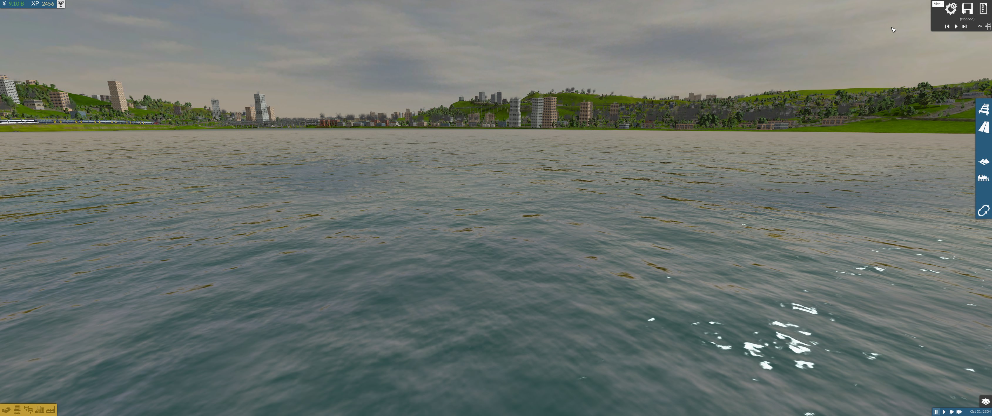 Megacity 1, Blick vom See.