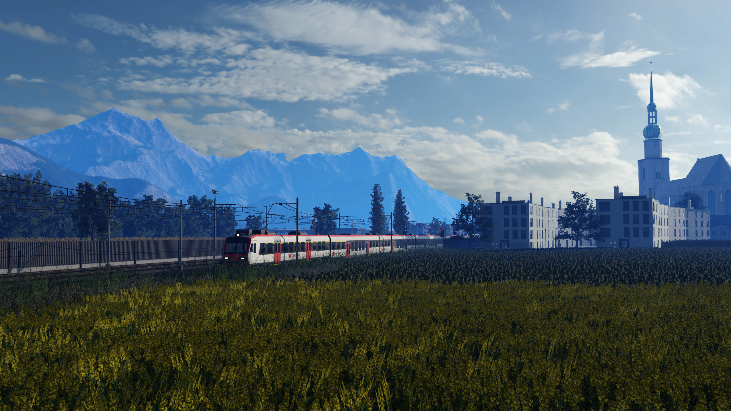 S Bahn früh morgens