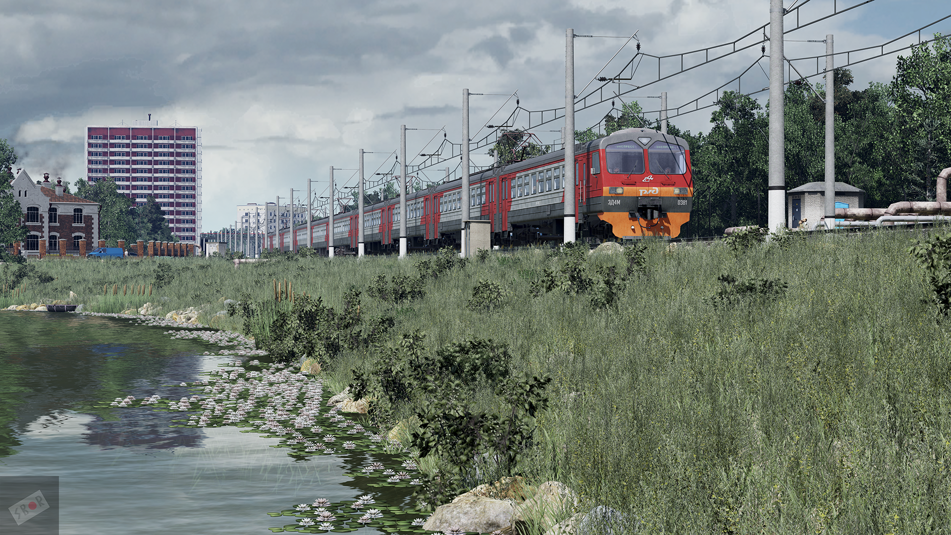 [TpF1] Gloomy day on the suburban railroad
