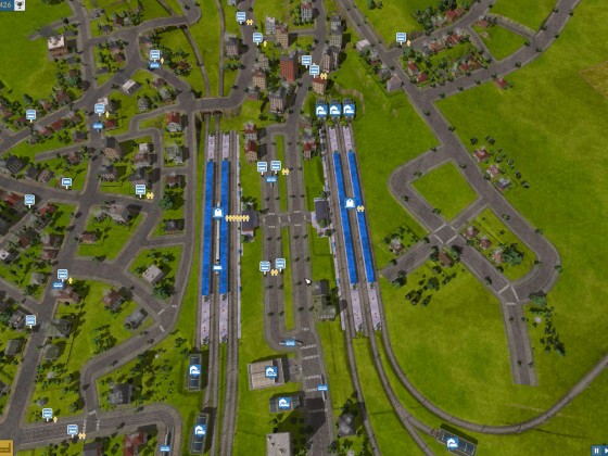 Beispiel: Bahnhöfe gegenüber