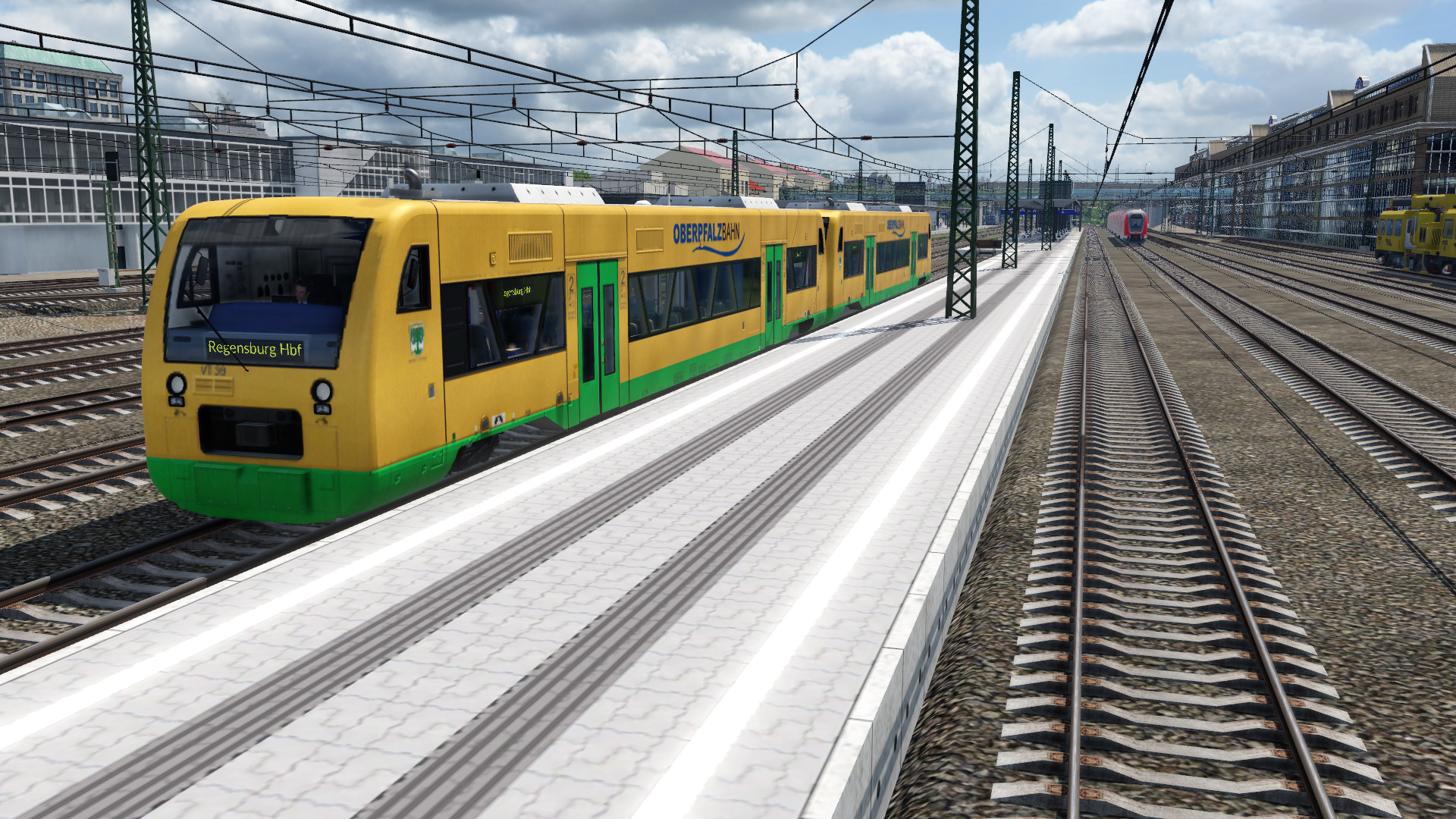 Regio . Hbf Regensburg, Gleis 109