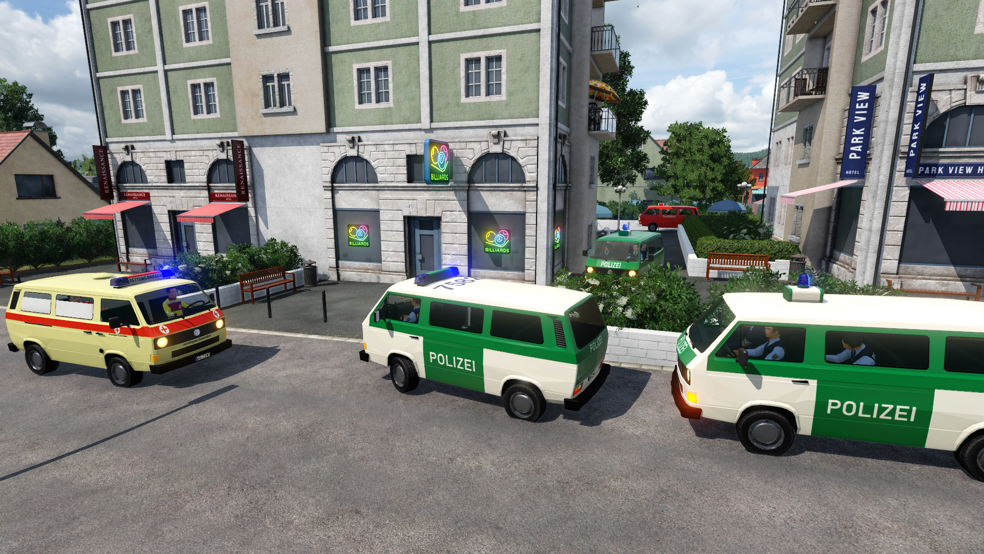 Down town situation - German T3 Dispatch (old T3 mod)