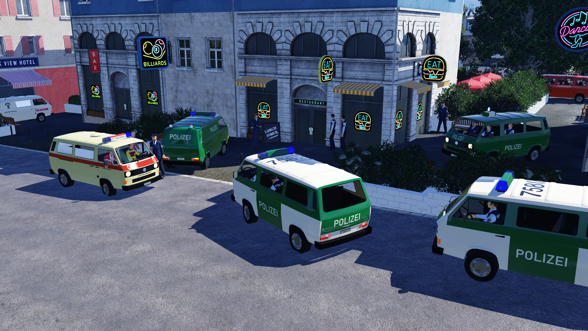 Down town situation - German T3 Dispatch (new T3 mod)