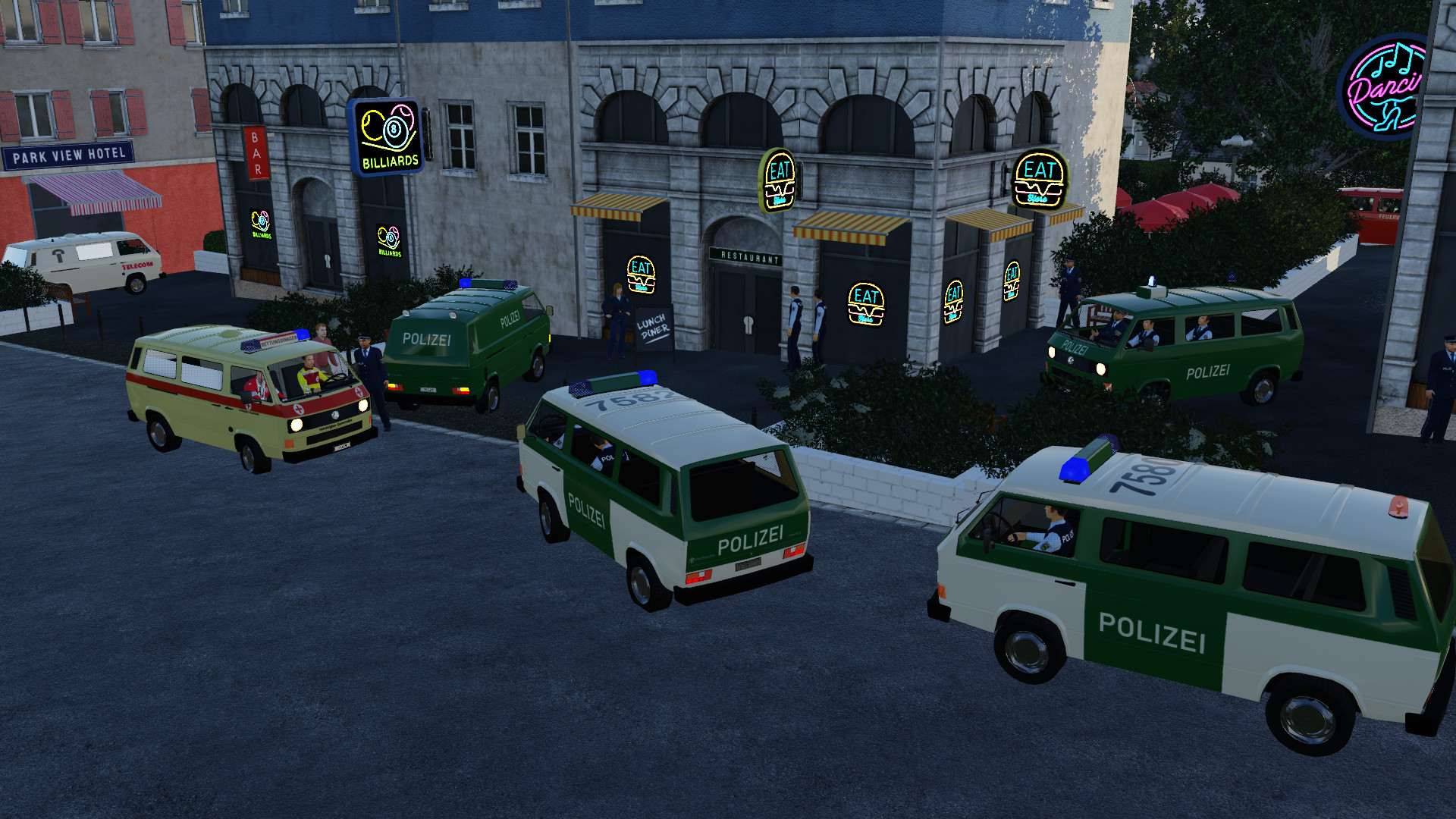 Down town situation - German T3 Dispatch (new T3 mod and NEP 6am)