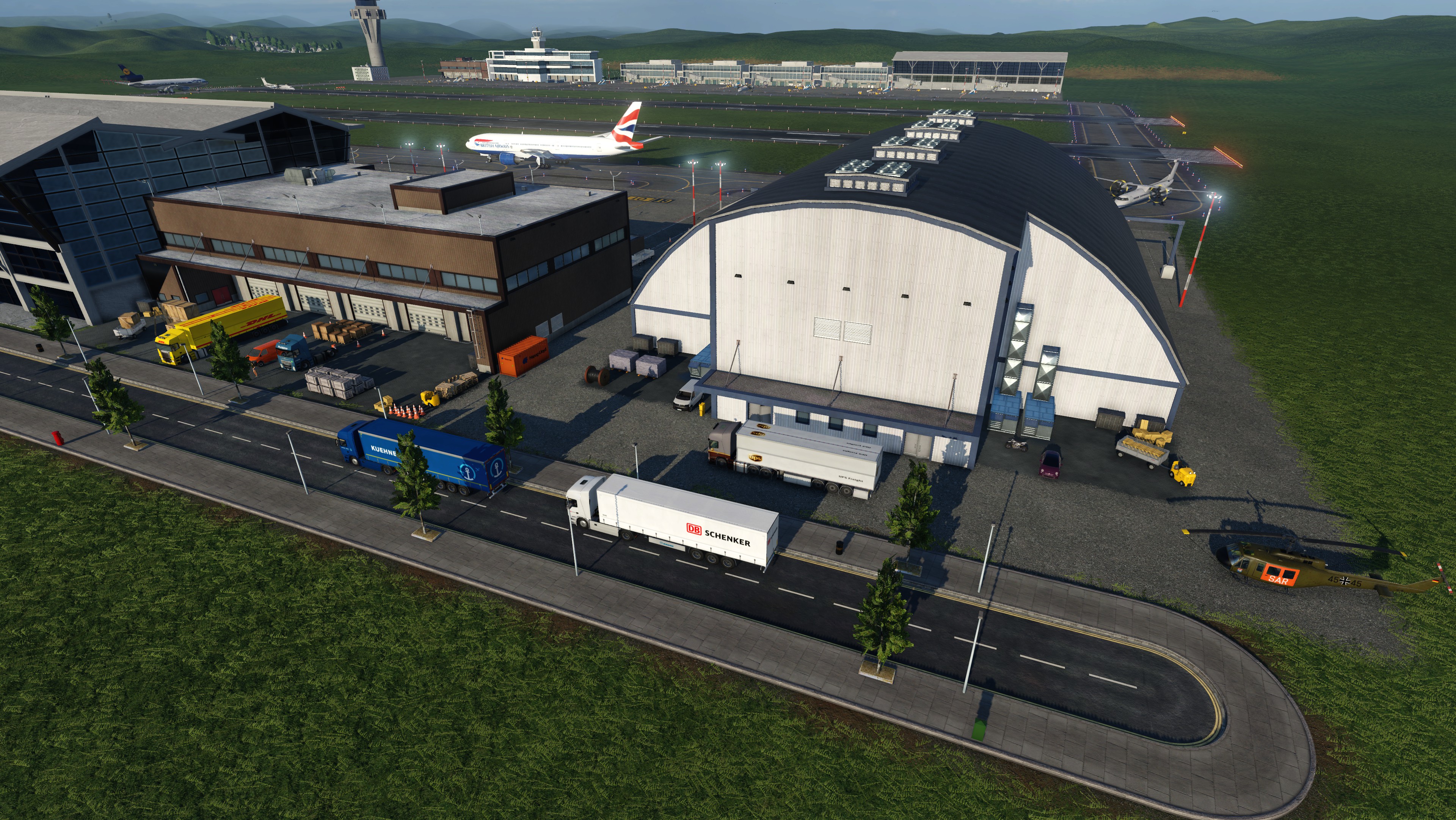 Viel Betrieb im Cargo und PAX Bereich