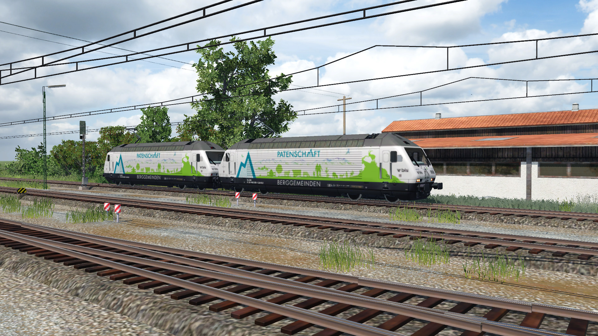 2 Re 465 bei der Durchfahrt