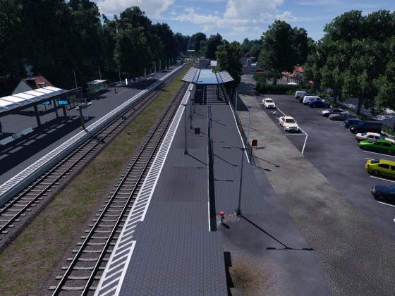 Fortschritt Bahnhofsvorplatz Malente