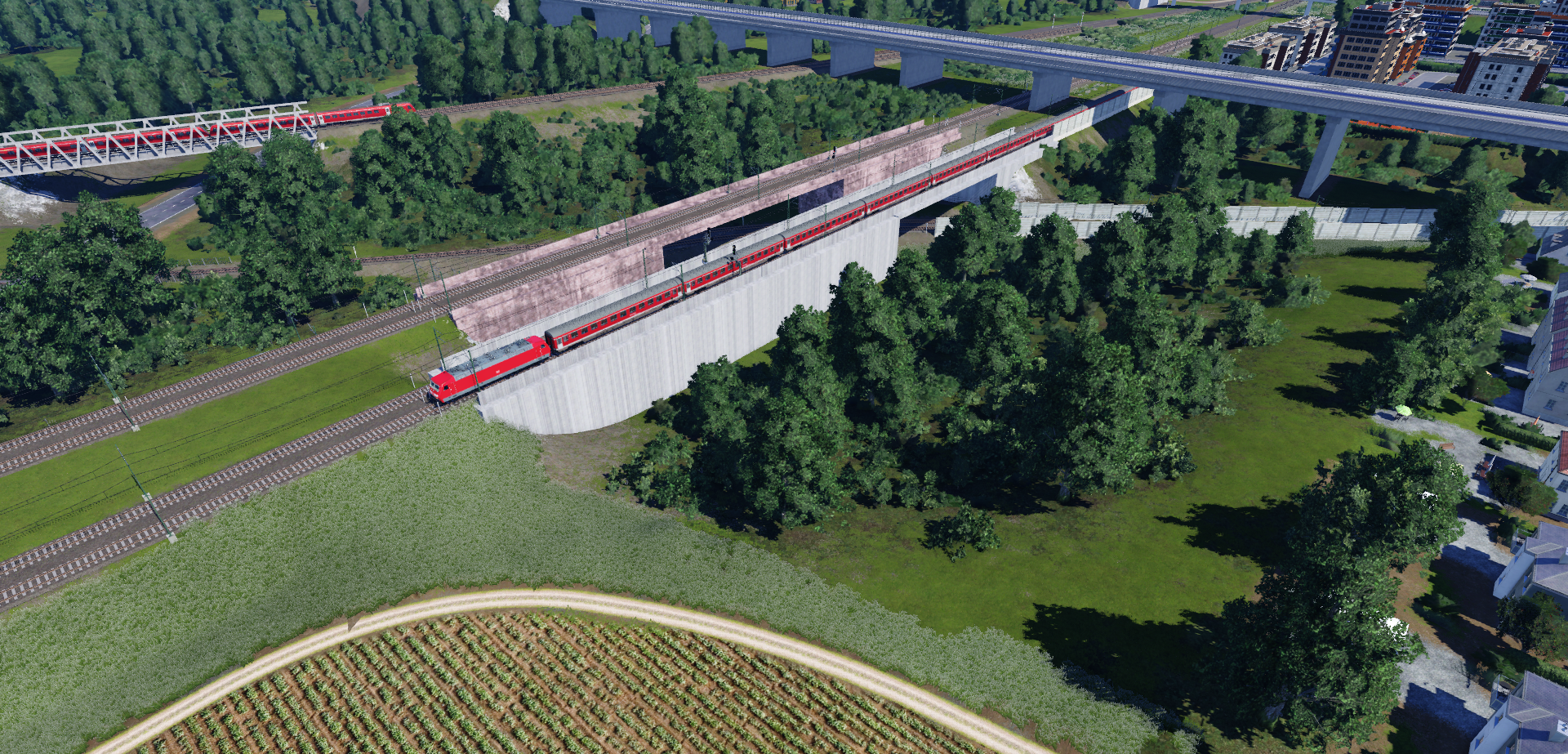 Südeinfahrt Ludswigsstadt Hbf