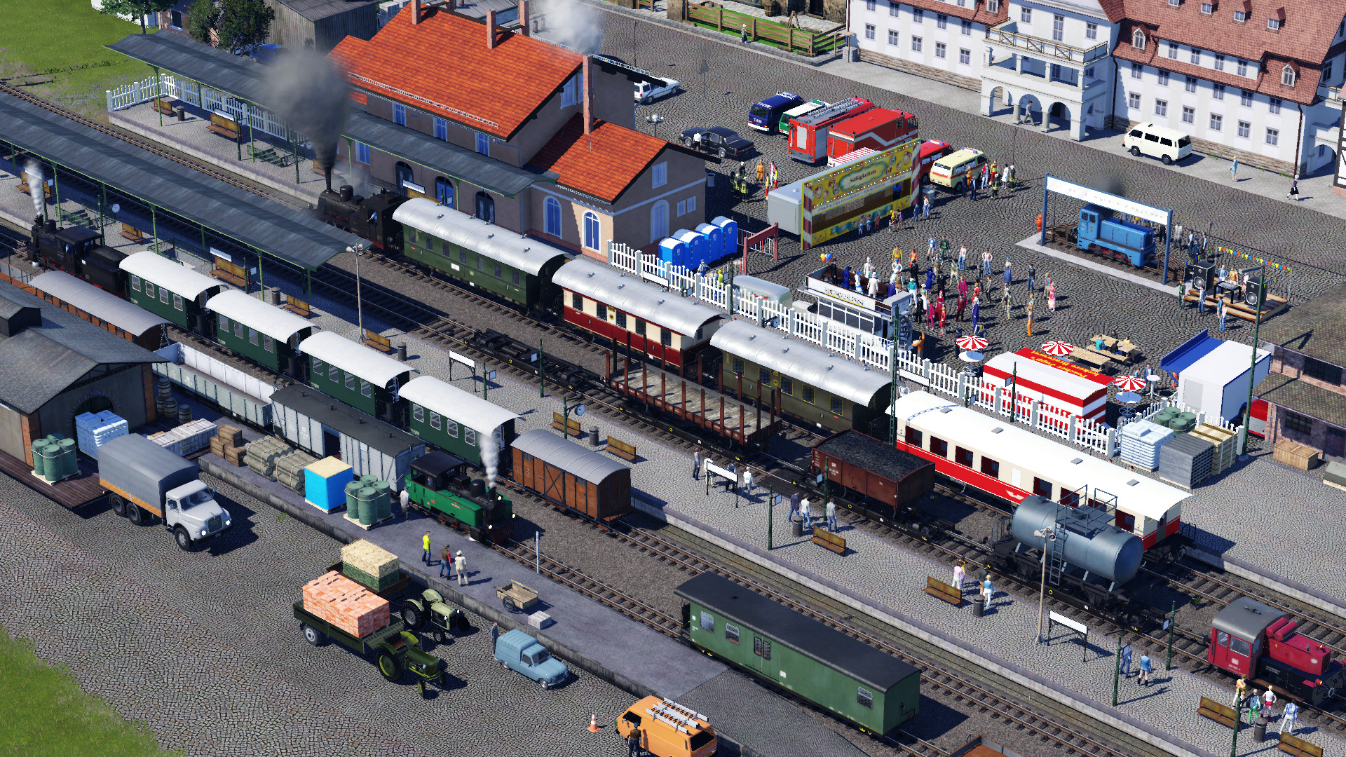 Nostalgie am Bahnhof
