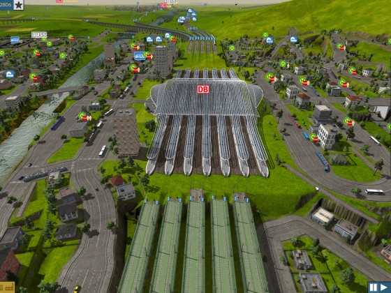 Der Neue Hauptbahnhof der Hauptstadt, plus Gleis 11 & 12 (noch nicht ans Netz angeschlossen) Zudem ist Gleis 11 & 12 gerade Fertig geworden.
