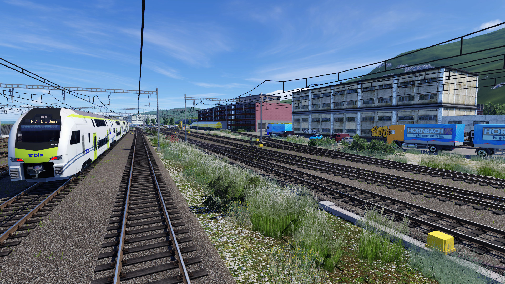 Südeinfahrt Bahnhof Thun