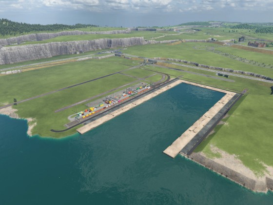 Baustart des Binnenhafens
