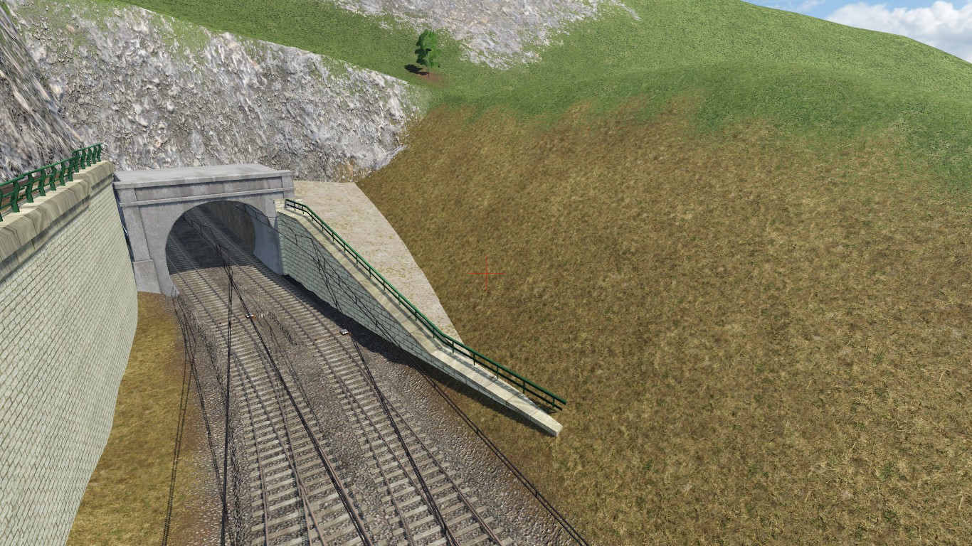 eine neue tunnel einfahrt