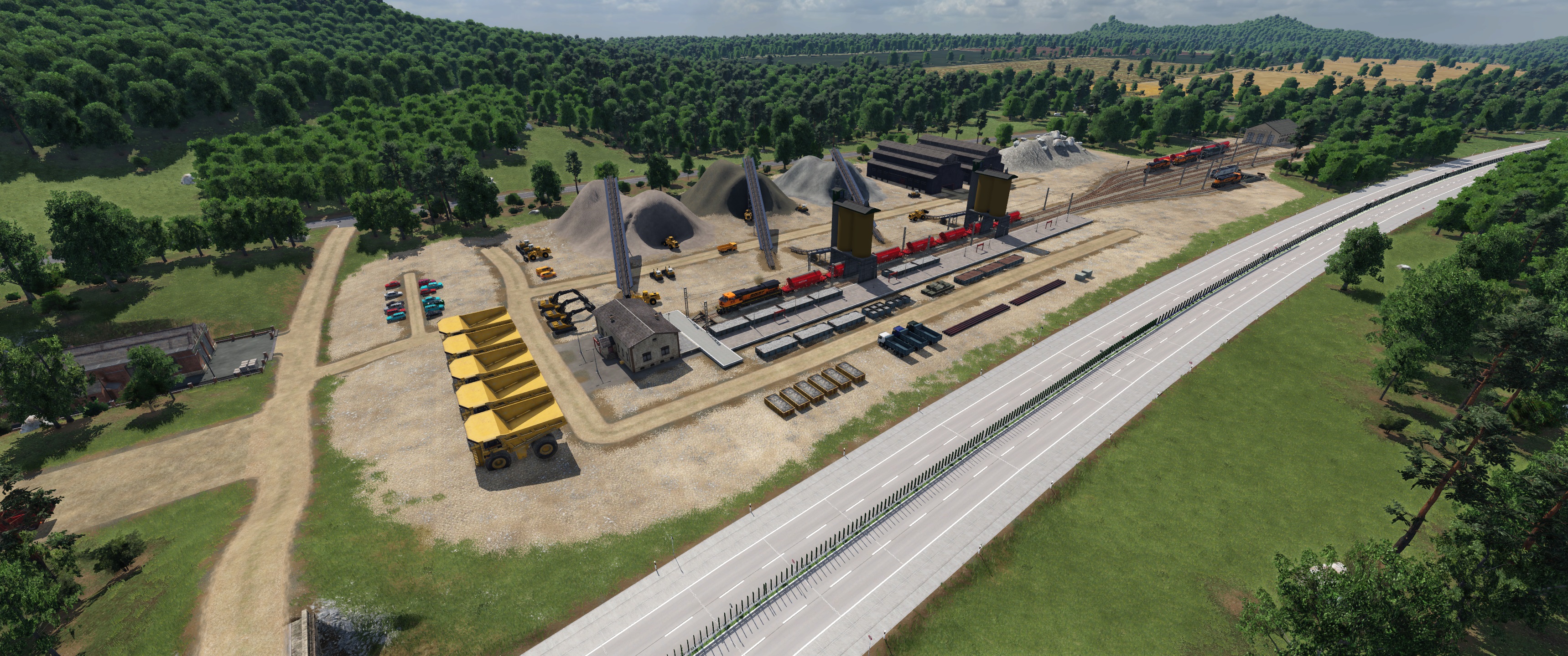 Zug-Verladestation
