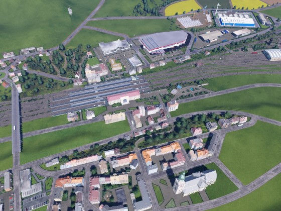 Bahnhof Ermgau im Überblick