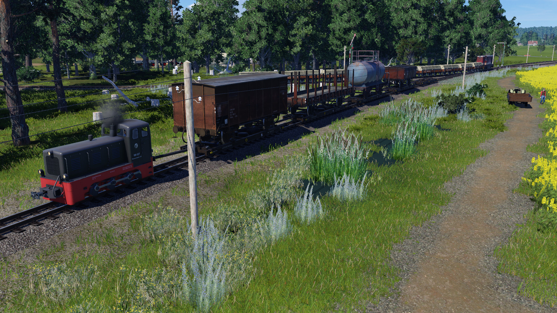 Schmalspur Rollwagen