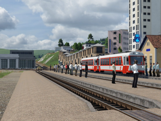 Der Bahnhof Gmünd NÖ