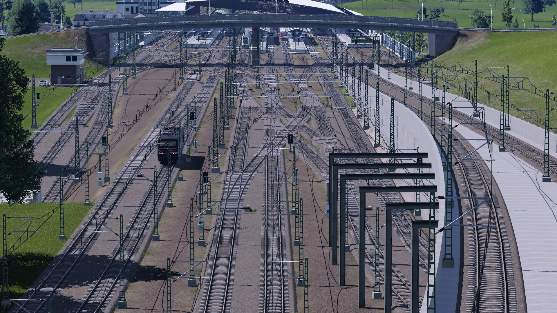 Gleisvorfeld Erfurt Hauptbahnhof (fiktiv)