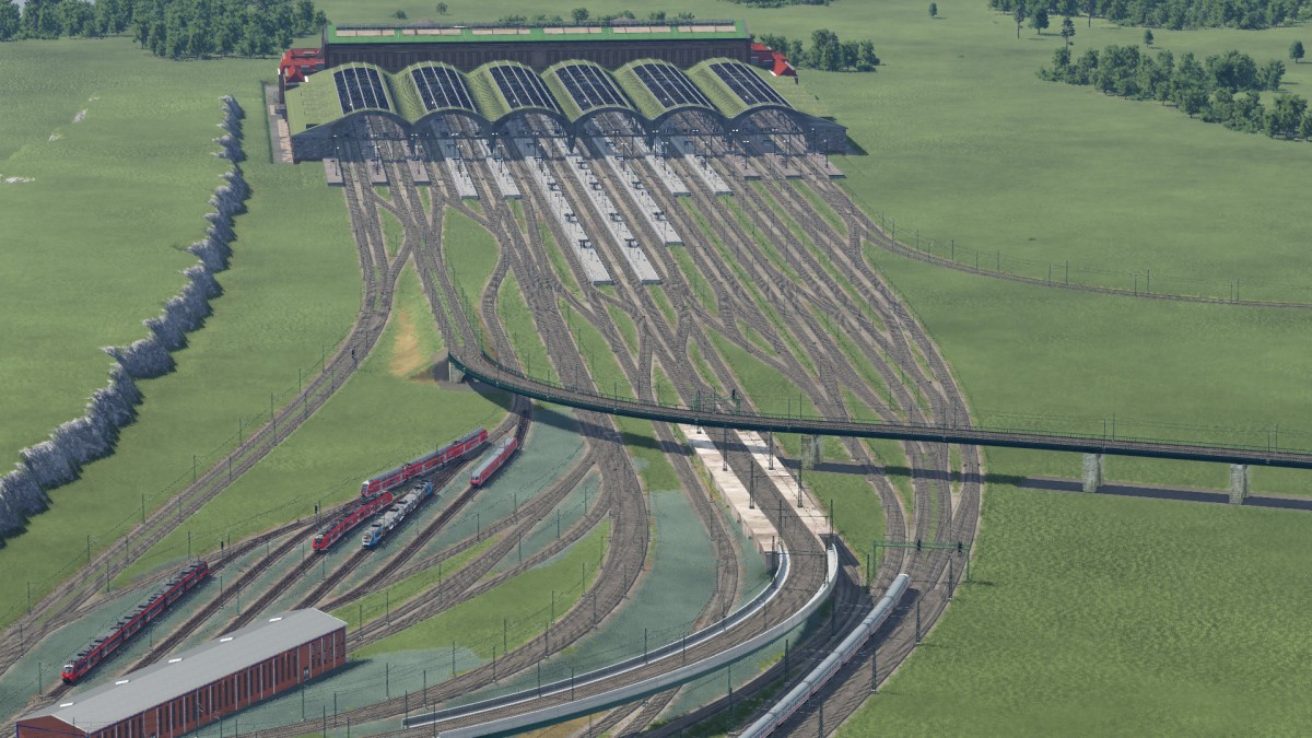 Baustart eines weiteren Gleisvorfeldes