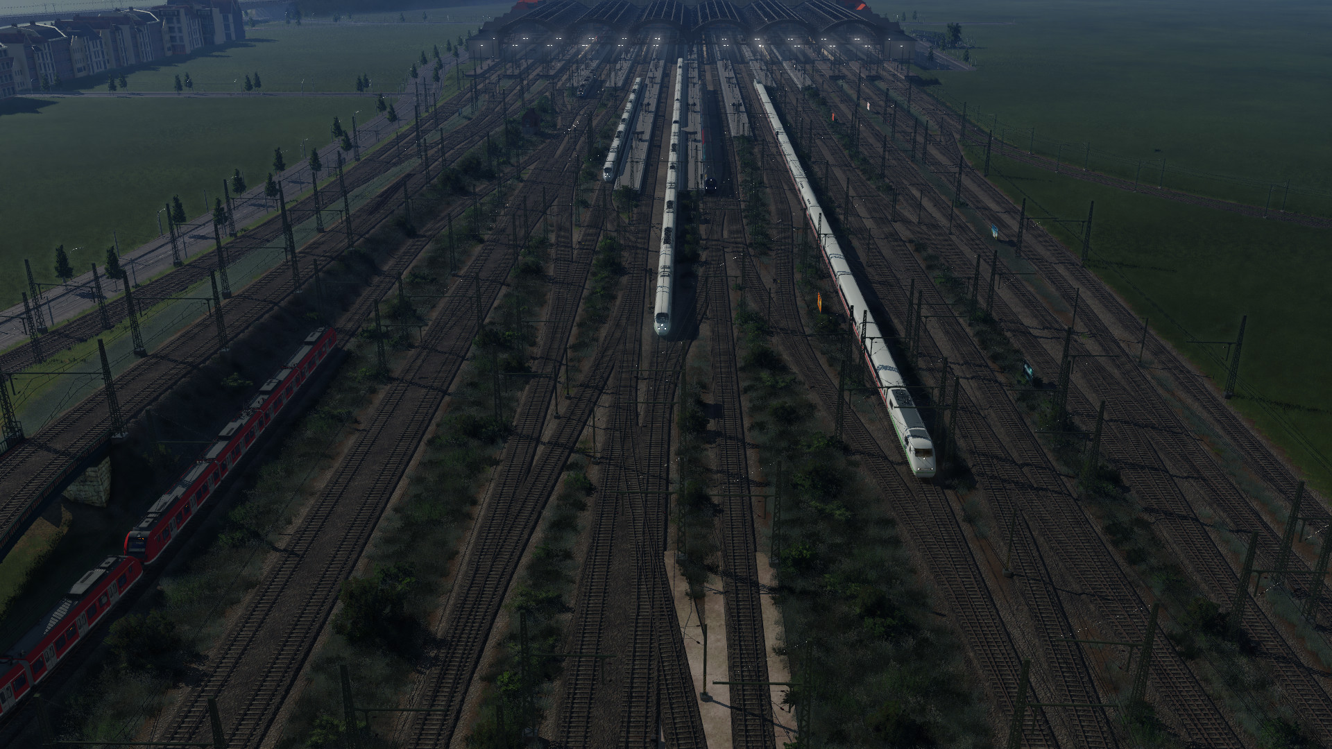 Drillingsausfahrt aus dem HBf Vögele
