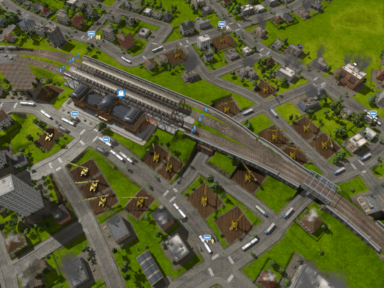 Neuer alter Bahnhof löst einen Bauboom aus...
