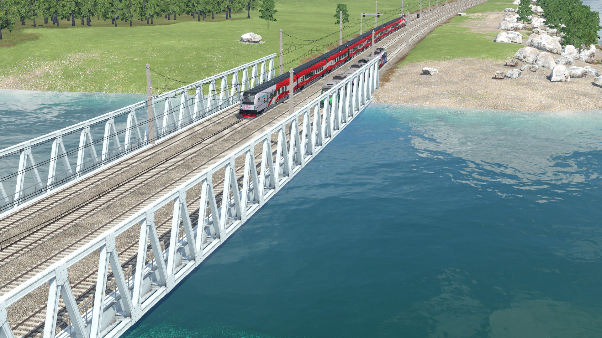 Trainspotting auf der neuen Strecke