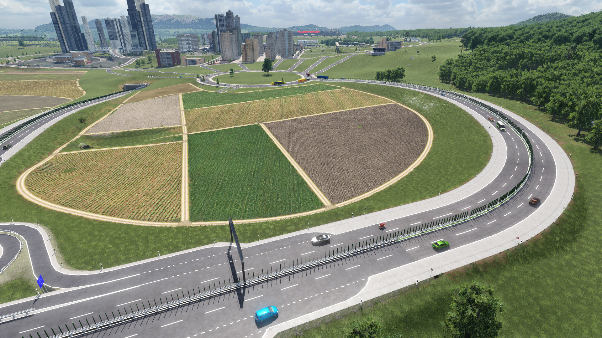 Autobahn abfahrt Schwalbenberg