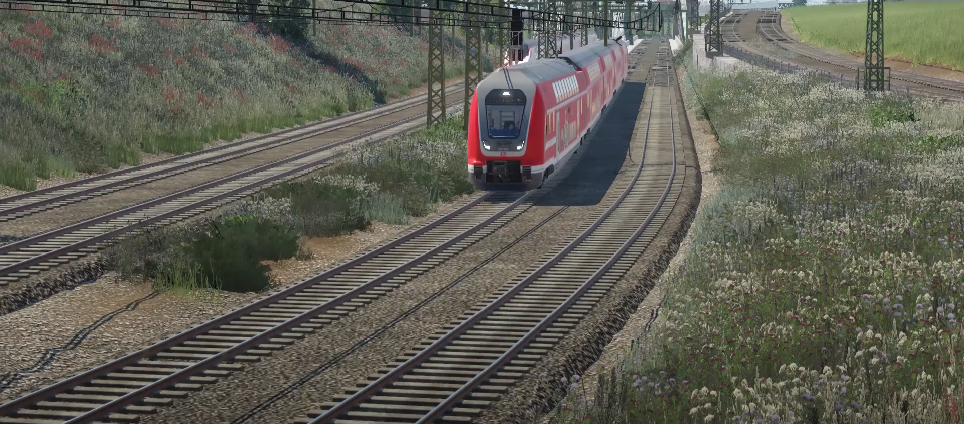 Impressionen an den Einfahrtsgleisen zum HBf Vögele