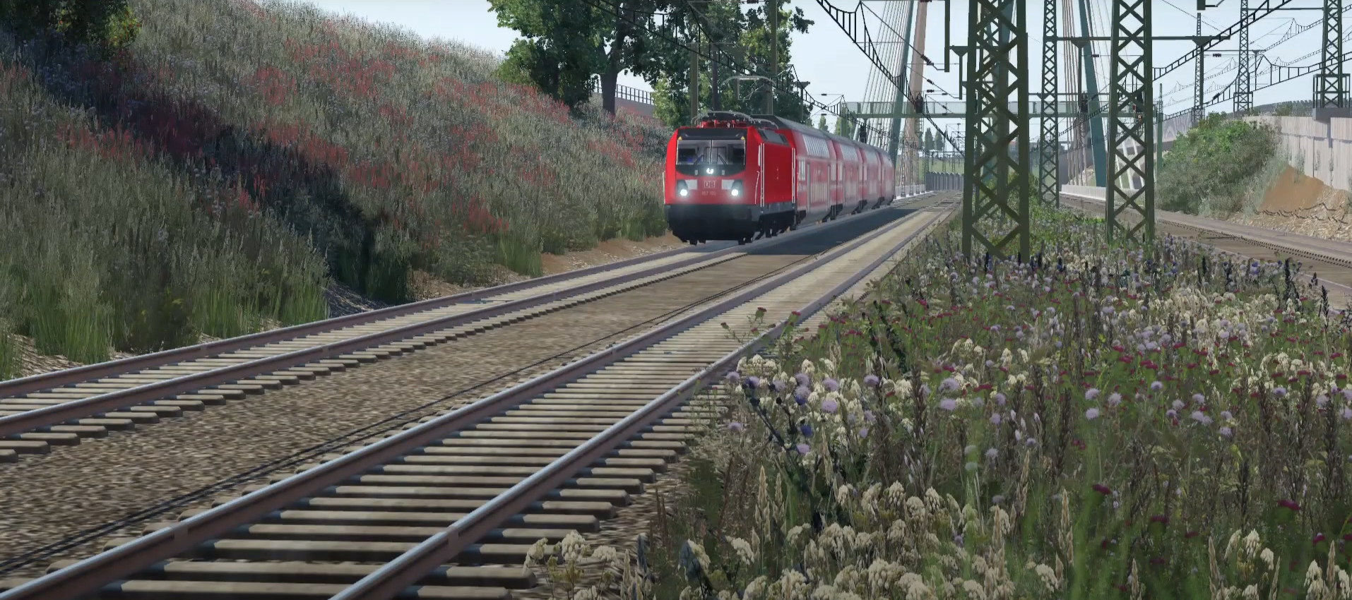 Impressionen an den Einfahrtsgleisen zum HBf Vögele