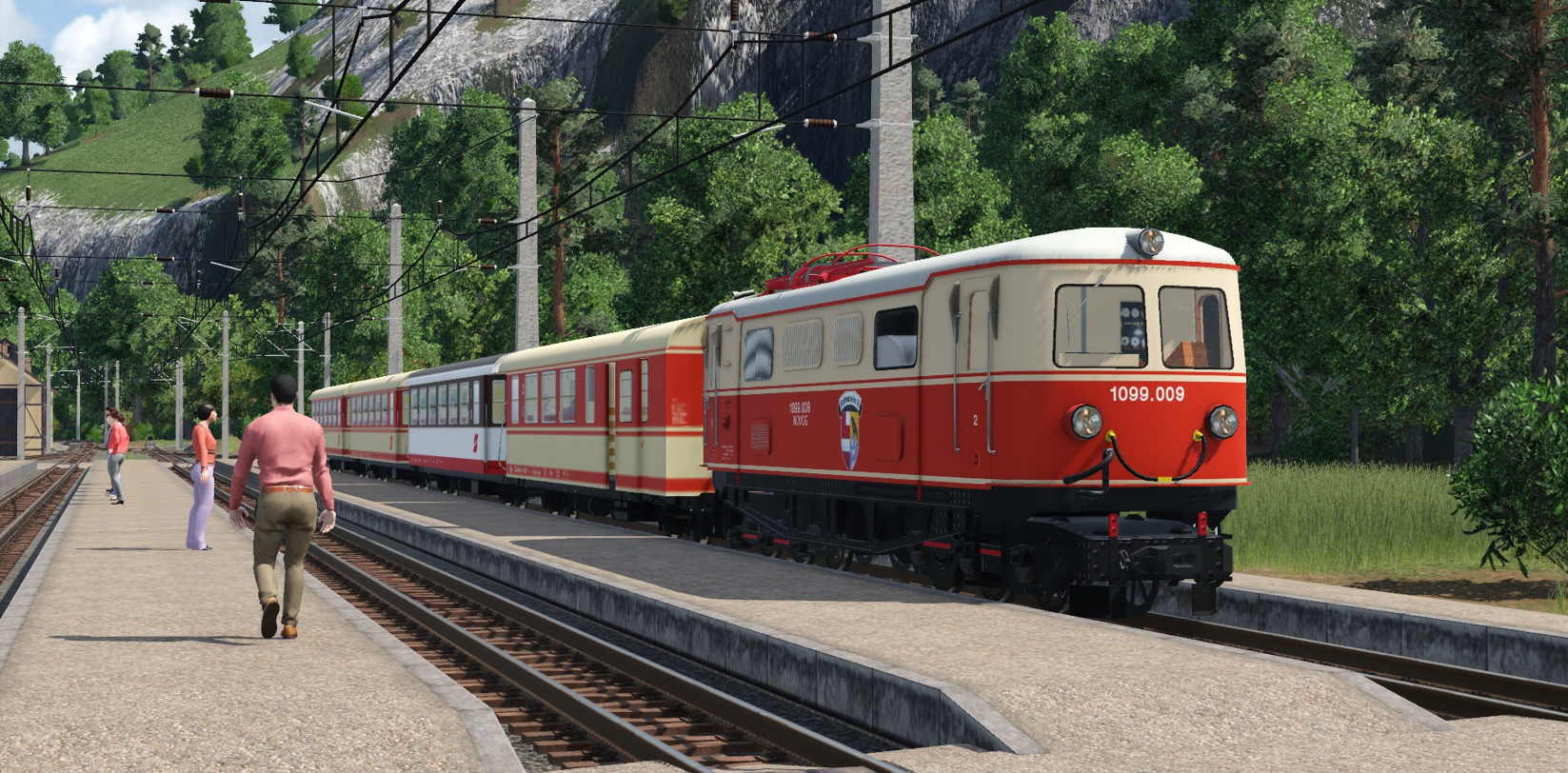 Die letzte Fahrt der NÖVOG 1099.009