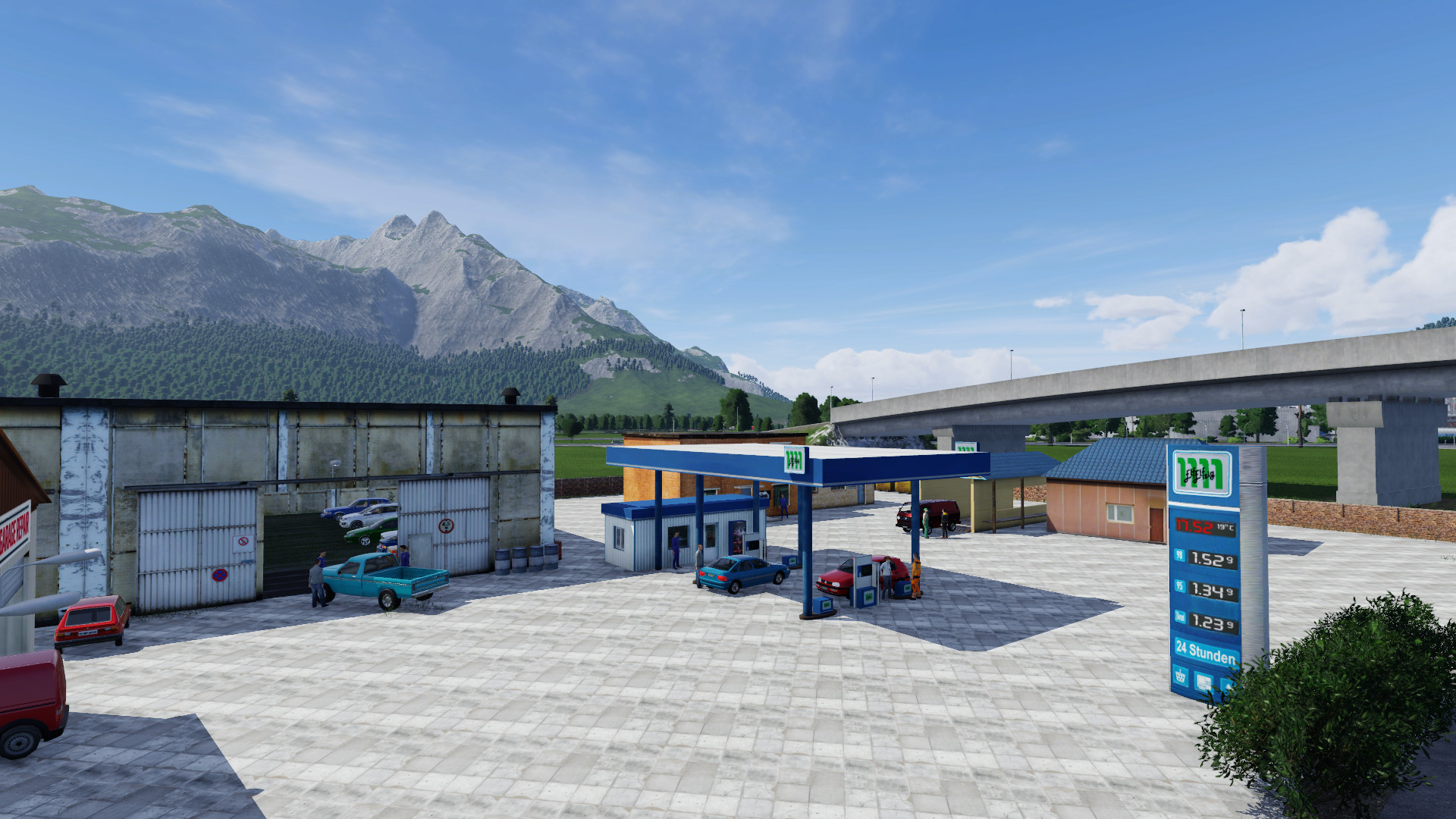 An der Tanke