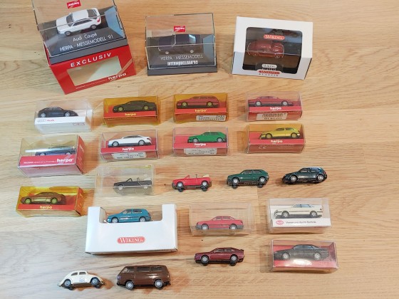VWs und Audis aus meiner H0-Sammlung