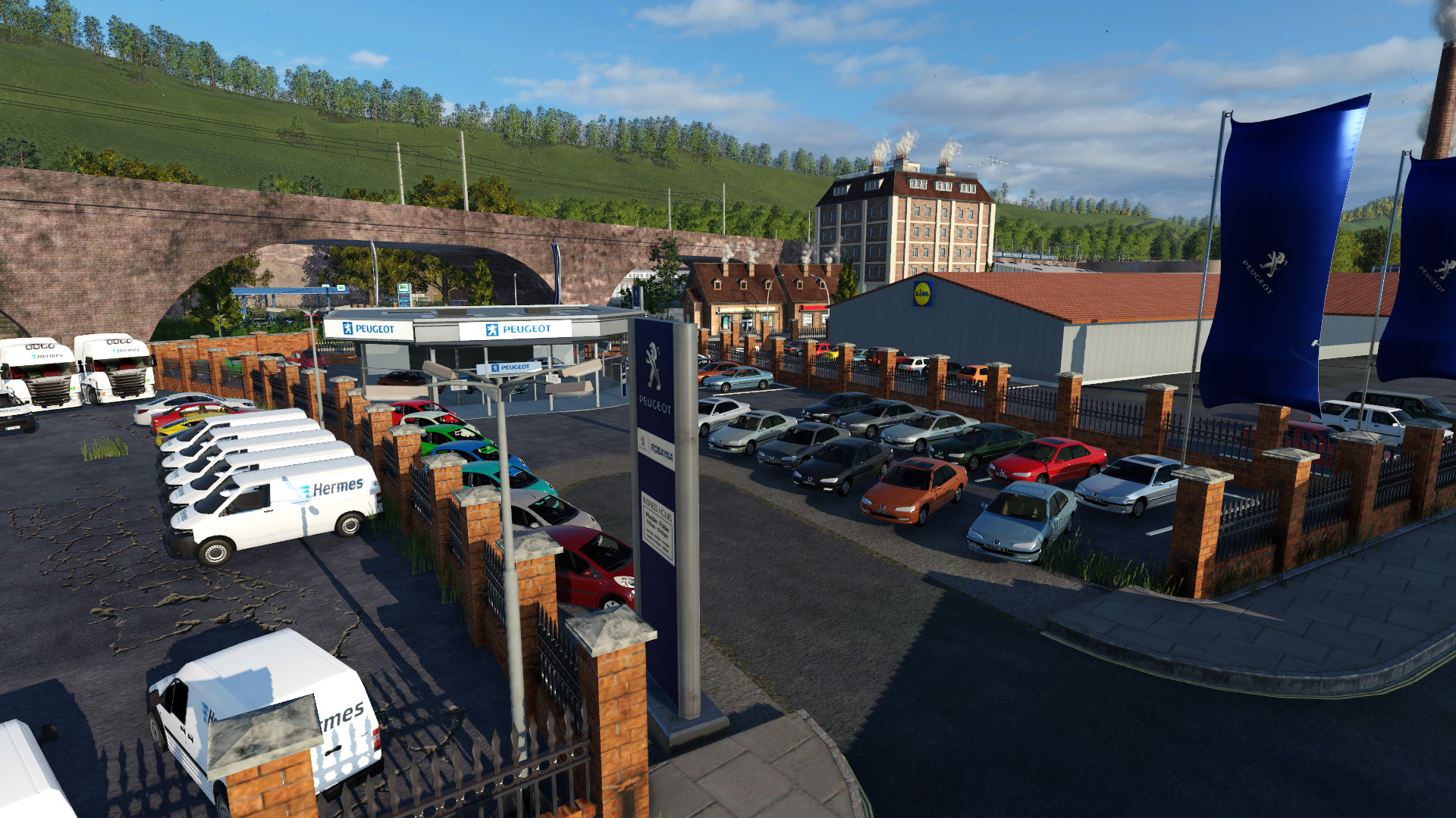 Small Peugeot Dealership