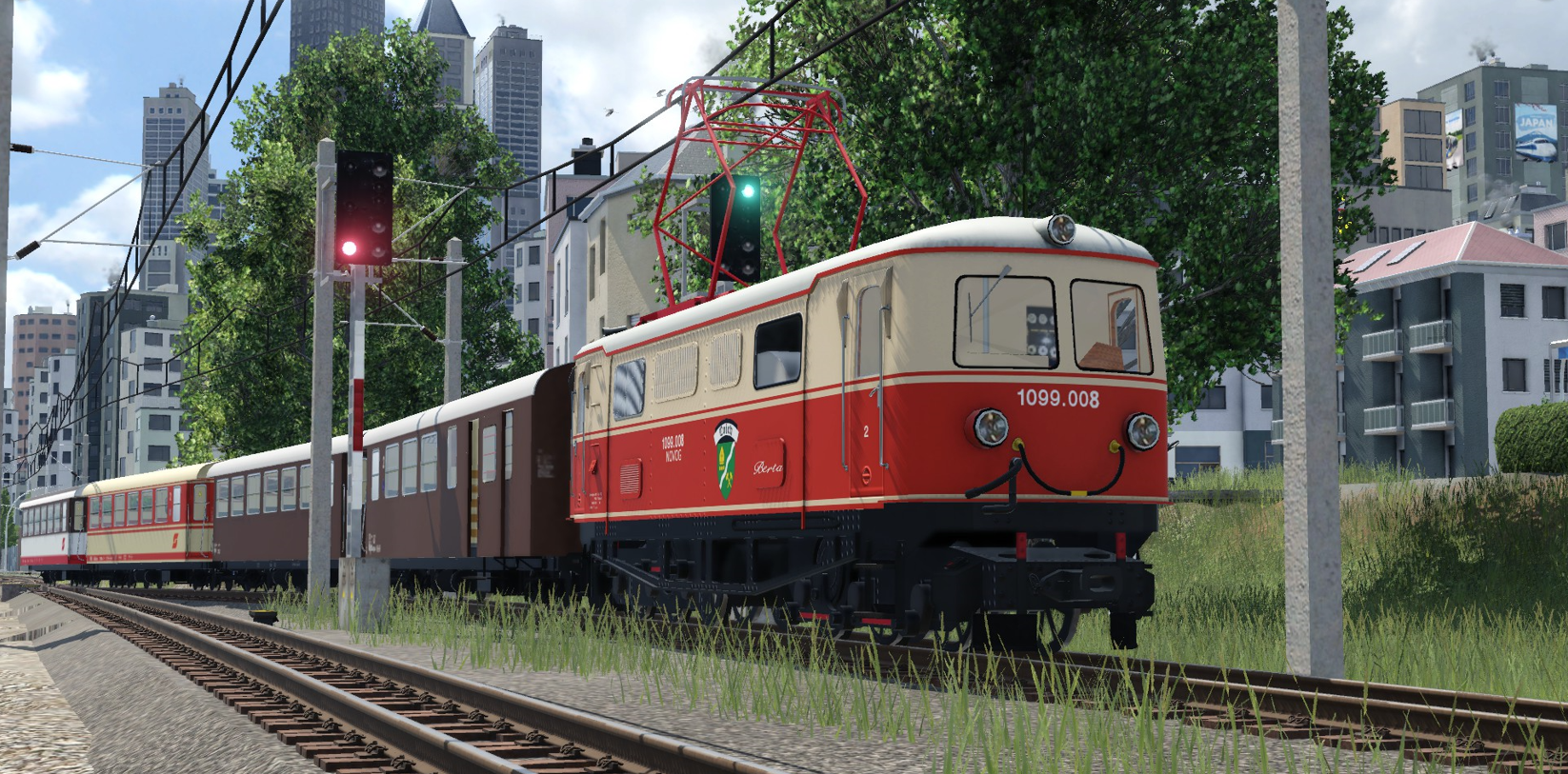NÖVOG 1099.008 "Loich" gerade in Verschubfahrt nach St. Pölten HBF