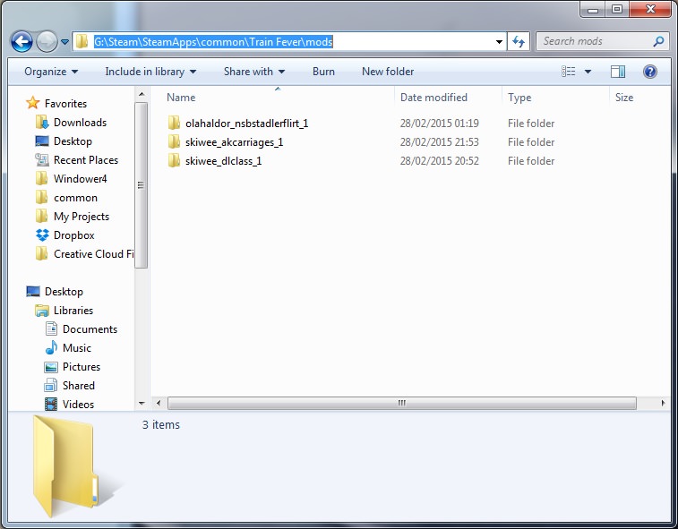 file location mod handeling