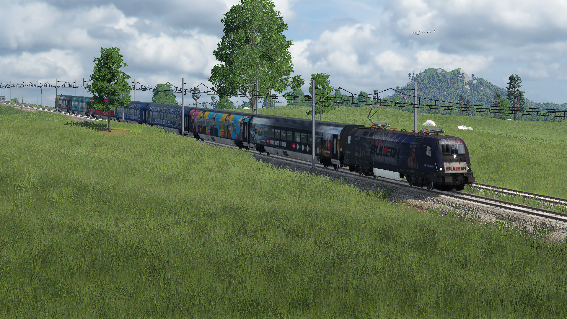 Werbe Tarus mit Werbe Railjet