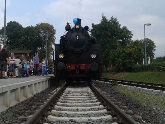 Eisenbahn fahren in Essen.