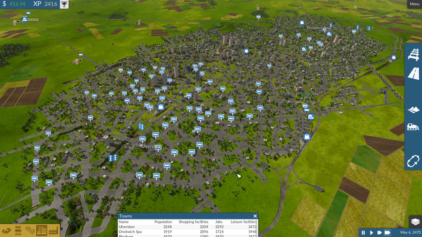 City with 4k pop