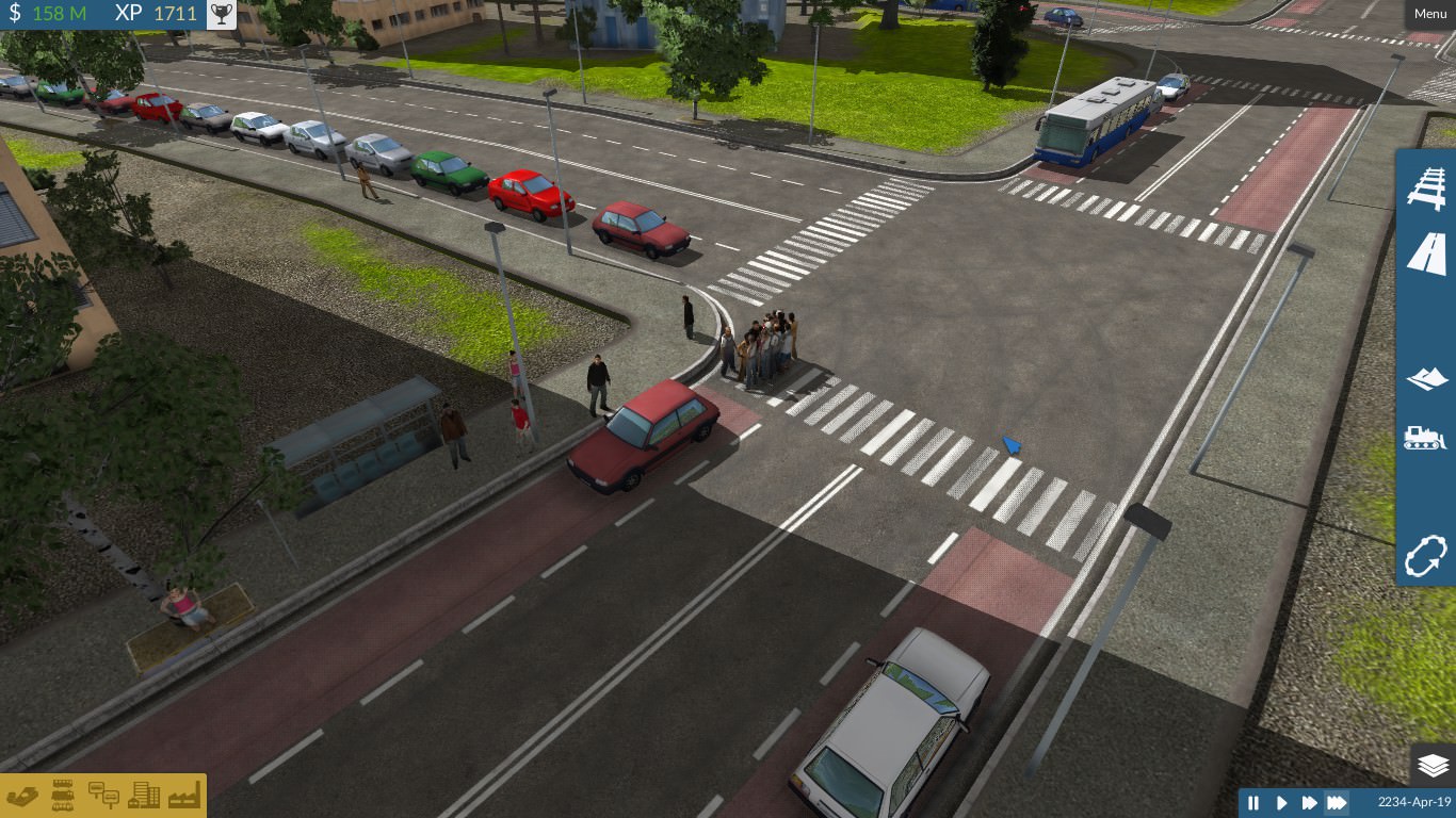 Pedestrian jam