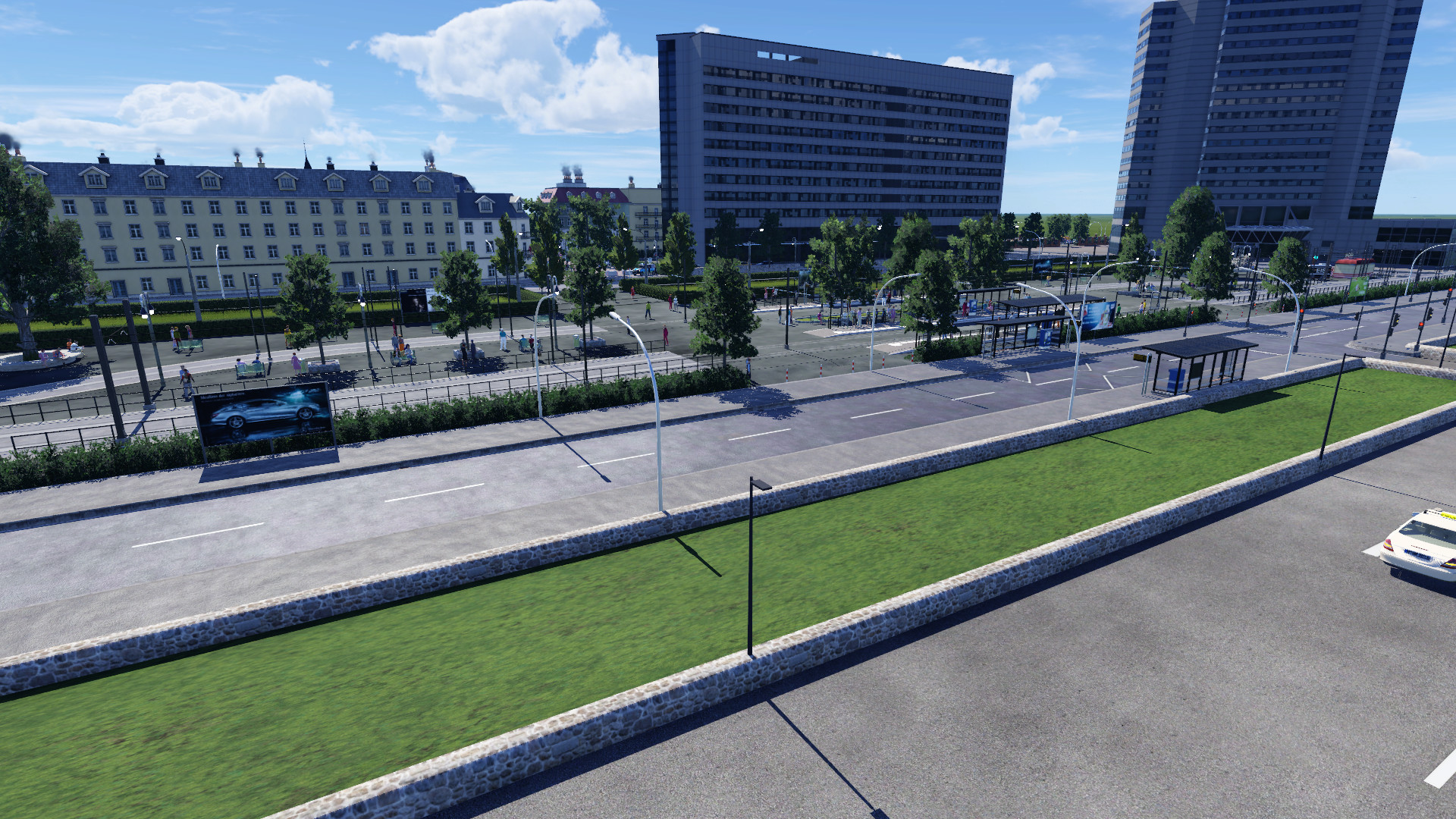Bahnhofsplatz Würzbrunnen